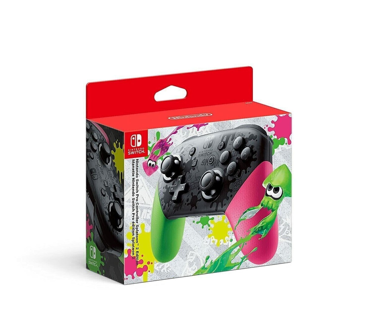 Pro Controller - Splatoon 2 Edition New - Nintendo Switch Official