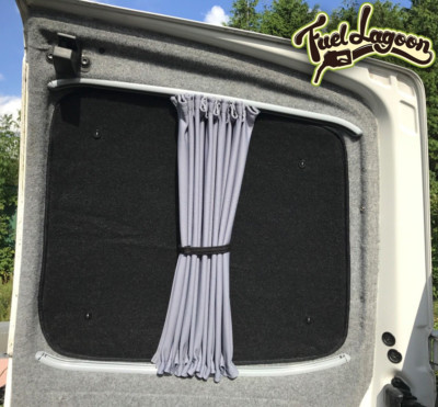 VW T4 Thermal Barn Door Screens 2 Deluxe Silver Window Black Out Blinds - Foto 2