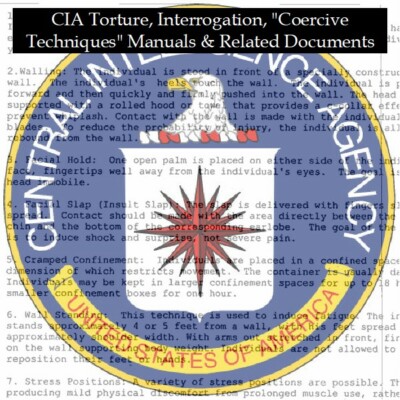CIA Torture, Interrogation, ''Coercive Techniques'' Manuals & Documents USB Drive