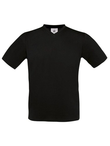 B&C T-Shirt V-Neck Maglietta Scollo a V 100% Cotone Mezza Manica Corta BCTU006 - Foto 4 di 10