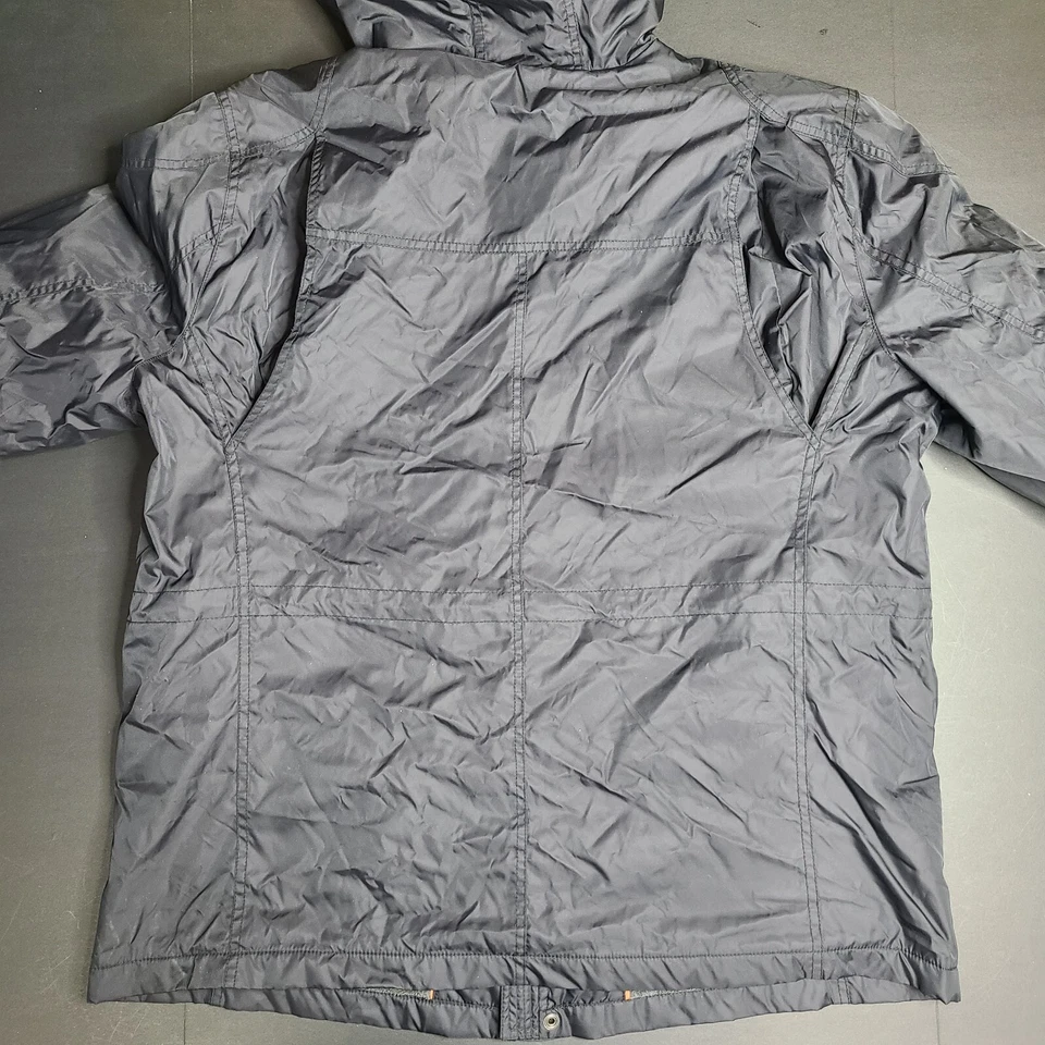 Chaqueta de campo Dockers para hombre negra forrada con 4 bolsillos de nailon con capucha talla XXL Foto 2 de 4