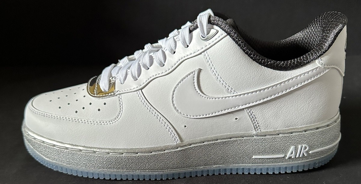 Buy Size 10 Nike Air Force 07 SE Chrome Pack White W online