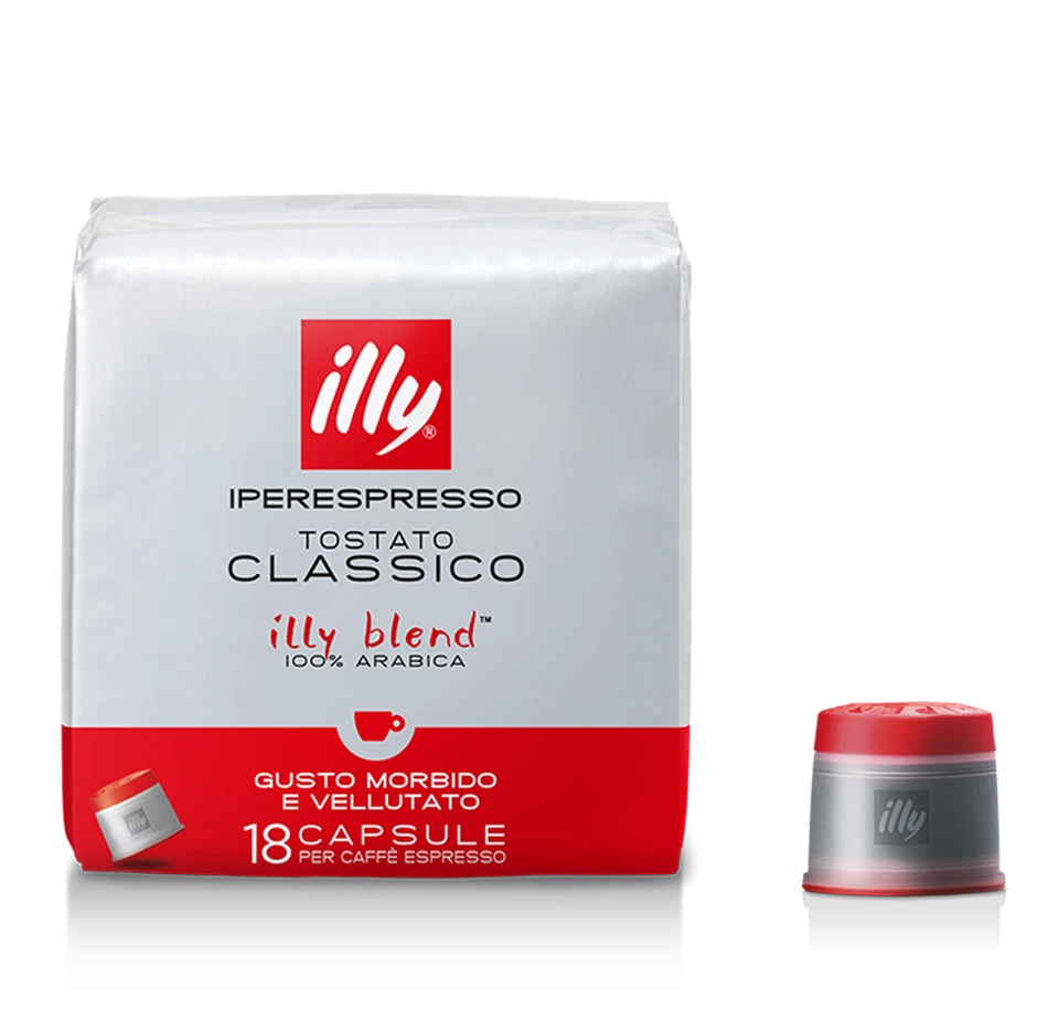 108 CAPSULE CAFFE' ILLY IPERESPRESSO TOSTATO CLASSICO IPER ESPRESSO CLASSICA !!
