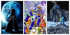 Mega Man X Nintendo NES SNES 1 2 3 4 5 6 Premium POSTERS MADE IN USA - MMNSET4