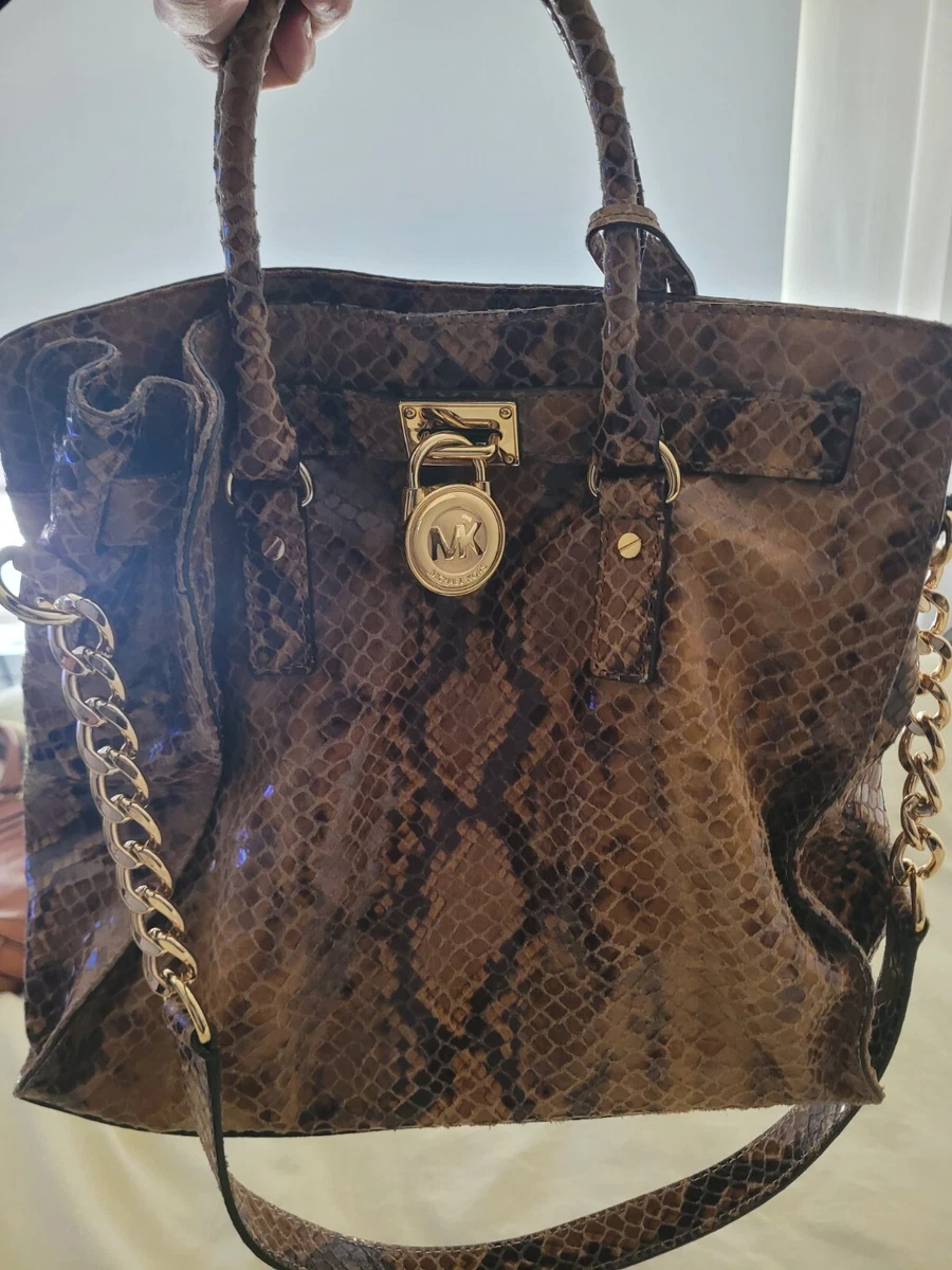 Snakeskin michael kors bag outlet