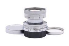 Ex Leica Ernst Leitz GmbH Wetzlar Summicron 50mm f/2 L39 Screw Mount Silver