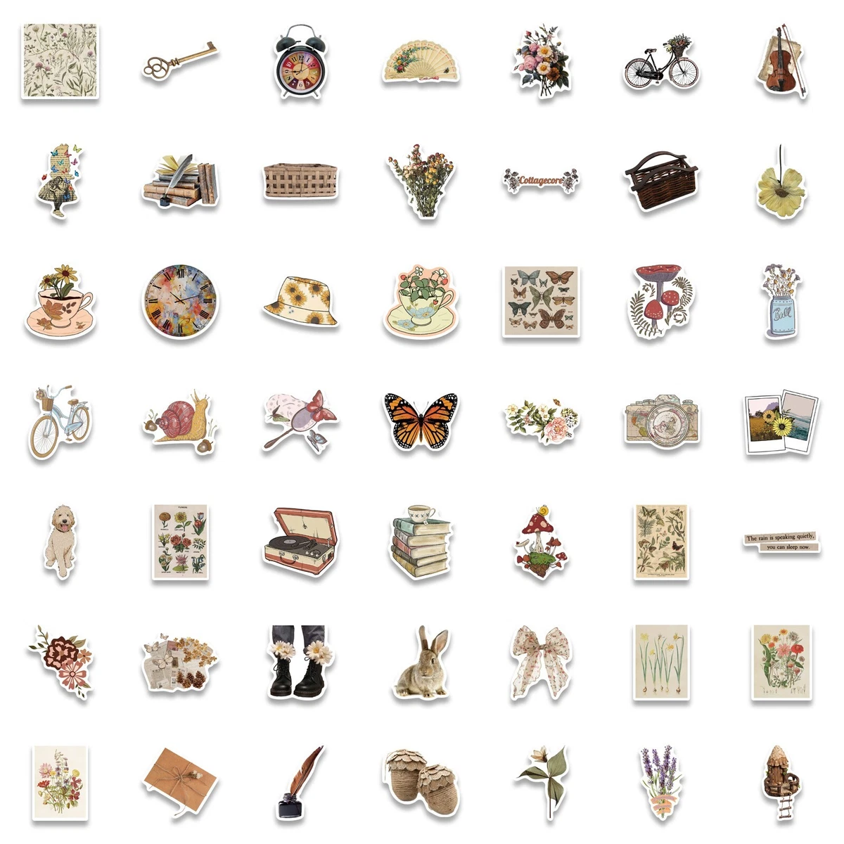 Vintage Furniture Journal Sticker Pack