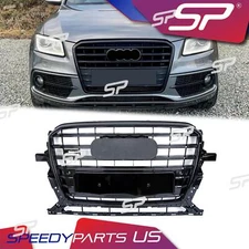 SQ5 Gloss Black Mesh Grille for Audi  Q5 2013-2017 Premium Prem Plus