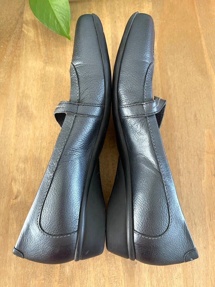 Stonefly Vera Pelle Absolute Comfort Mary Jane Zapatos Planos Talla EU 39 US 8 Gris Foto 4 de 4