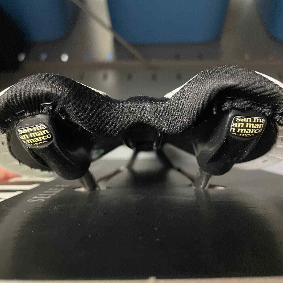Selle San Marco Saddle Ponza Power (Pce) Black/White Red/White