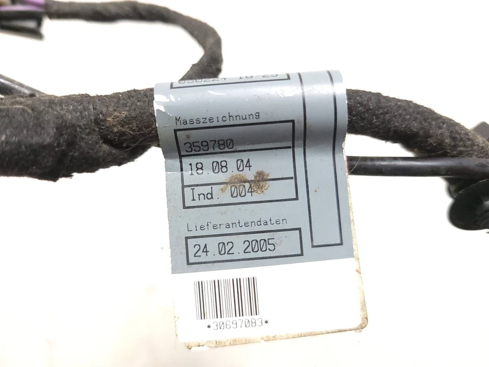 Arnés de cables para asiento de pasajero delantero Volvo S60 2001-2009 OEM Foto 4 de 4