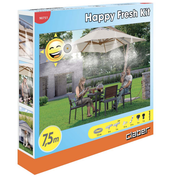 Happy Fresh Kit Irrigazione 7,5 mt Claber