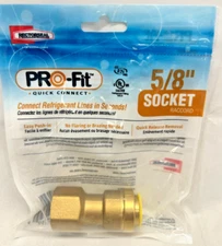 Rectorseal Pro-Fit 5/8'' Quick Connect Socket Raccord *New