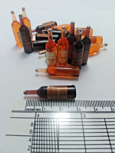 20X Miniature Dollhouse Alcohol Bottles mix for Dollhouse Decoration. - Picture 4 of 8