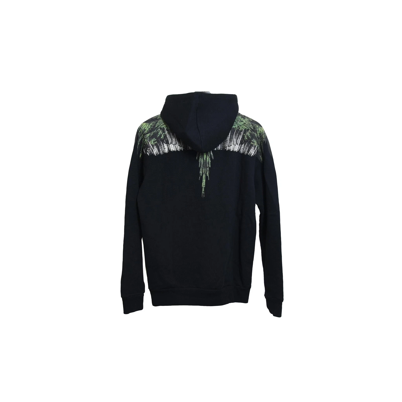 Felpa con cappuccio Marcelo Burlon Wood Wings nero verde