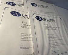 Lot of 4 Creative Memories RCM-12BB 12 X 12 Scrapbook 10 Page/5 Sheet New Sealed