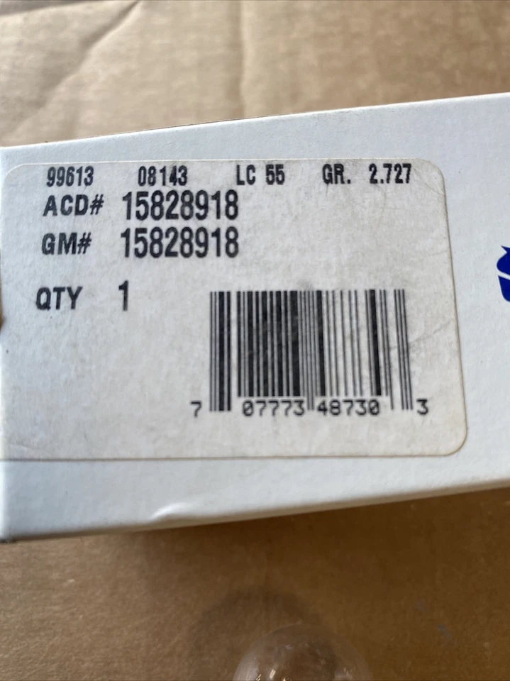 ACDELCO GM EQUIPO ORIGINAL 15828918 Bombilla Foto 2 de 2