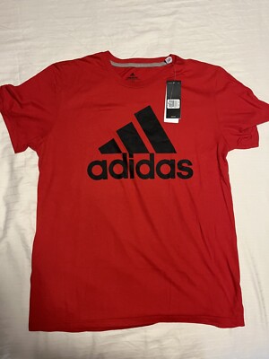 Adidas The Go To Performance Red Tee T-Shirt , Size LG   A1