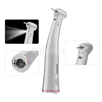 ETERFANT Dental 1:5 Increasing LED Contra Angle Handpiece Fit NSK Electric Motor