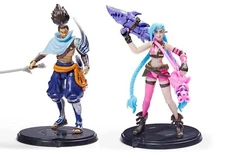 NEW 2-PACK Spin Master League of Legends YASUO & JINX 4" Figure with Accessories