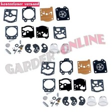 2x Vergaser Membran Dichtung Reparatursatz für Sachs Dolmar 100 102 (Walbro) Neu