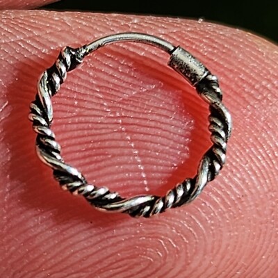 Anello Per Il Naso Molto Sottile E Delicato Da 22 G/0,6 Mm - Foto 9