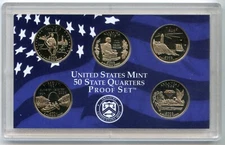 2003 United States State Quarters Proof Set 5 Coins U.S. Mint San Francisco
