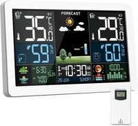 Wetterstation Funk AußEnsensor Farbdisplay Wettervorhersage Temperatur