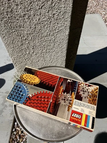 Vintage 1960s LEGO Samsonite 001 Gears Set with Box