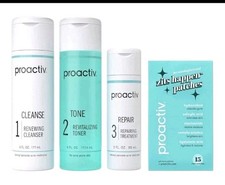 Proactiv 3 Step Acne 90 Day Kit Treatment W/ Pimple Patches Sealed Box NEW