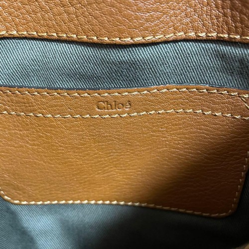 Chloe kleine Satteltasche hellbraun 19×14cm authentisch Designer Luxus kultig Vintage - Bild 10 von 10