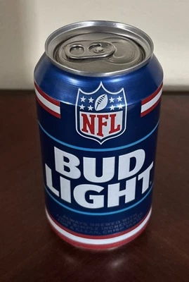 Bud Light Nfl Beer Can In Collectible Us Pull Tab Beer Cans for