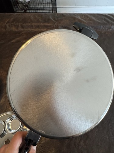 Chefs Ware By Townecraft 10.5" Gourmet Chef Pan Skillet Pot Dome Lid Egg Poacher - Picture 5 of 10