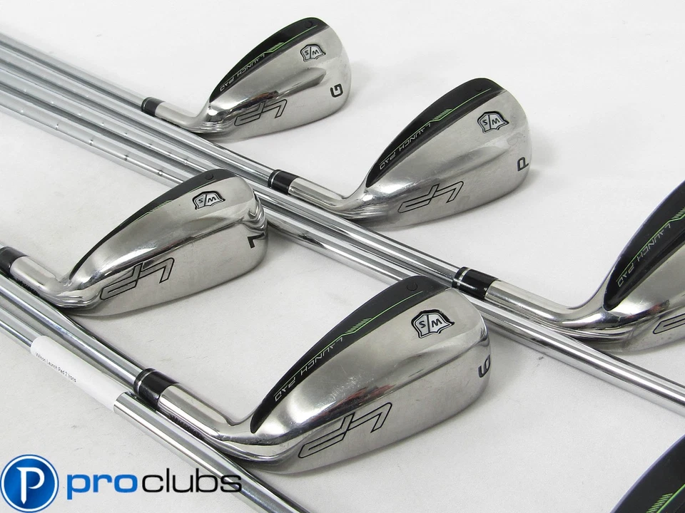 WILSON LAUNCH PAD 2 IRONS 5-PW,GW STEEL KBS MAX ULTRALITE STIFF FLEX #458953 - Image 3 of 4