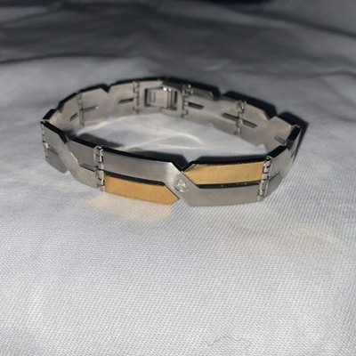Dolan Bullock Milan Diamant bicolor Armband 18kt & s. Stahl (SPG040721)