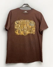 Sturgis Shirt Mens Large Motorcycle Rally 2016 Brown T Shirt Hot Leathers 76th