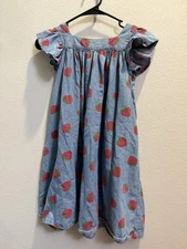 Tucker Tate Blue Strawberry Print Dress for Kids