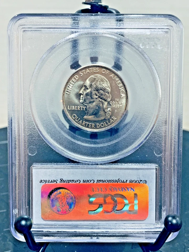 2007-D Washington Quarter Utah Satin Finish PCGS MS68 #11546352 - Image 2 of 2