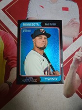 2023 Topps Heritage Luis Arraez Black Refractor /74 Minnesota Twins
