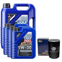 MotoröL Set High Tech 5W-30 Liqui Moly 8 Liter + ÖLfilter FüR Audi A6 Avant RS6