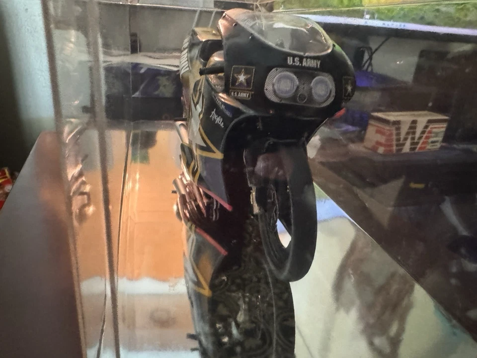 2003 RCA ANTRON BROWN #4 签名美国军队 1: 9 NHRA Pro 库存压铸拖曳自行车 — 第 4/4 张图片