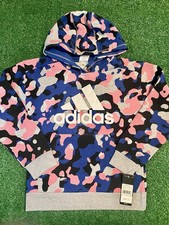 Adidas Boys Camo pullover Hoodie AA7484 Medium 10-12NWT winter Hoodie Gym Hoodie