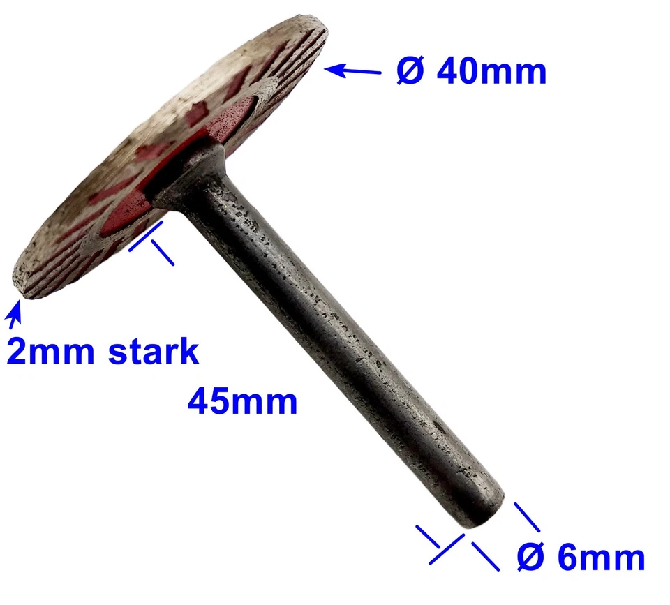 Mini Diamant Trennscheibe Ø 40mm für Multifunktionswerkzeug / Akkuschrauber - Bild 2 von 2
