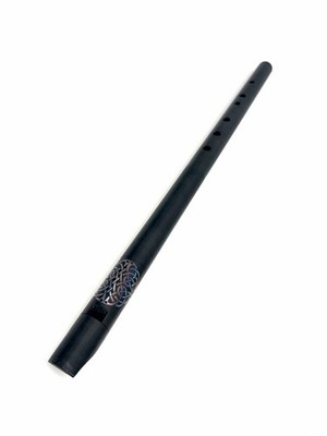 Midnight  Low D Polymer Irish Tin Penny Whistle Handcrafted Nick Metcalf Tunable