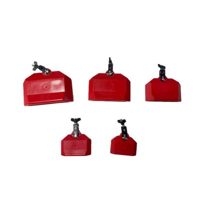 Five-Tone Woodfish Compact Plastic Bangzi High-Pitched for Stage,