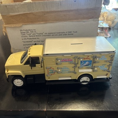 Schwan's Ice Cream & Fine Foods Delivery Truck 1997 GMC Top Kick Lights Key Bank