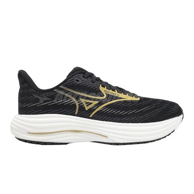 Mizuno Wave Rider 29 Black Gold White Men Road Running Jogging