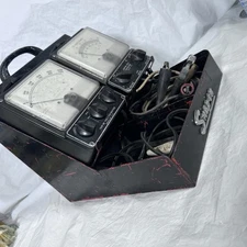 VINTAGE SNAP-ON Tools No. MT415 Tach Dwell Meter & MT401A Regulator Tester USA