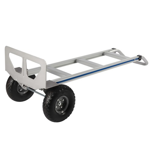 Carrello carrello portapacchi alluminio capacità 500 libbre trasporto pesante camion manuale - Foto 13 di 18