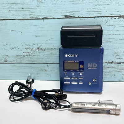 Sony MZ-R55 MD Walkman MiniDisc Recorder Blue with Remote Sony MZ-R55 MD Walkman MiniDisc Recorder Blue with Remote